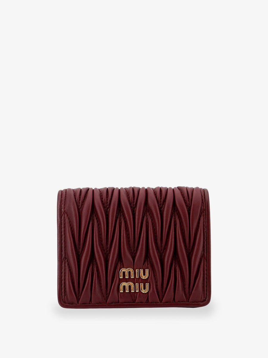 Miu Miu Quilted leather wallet