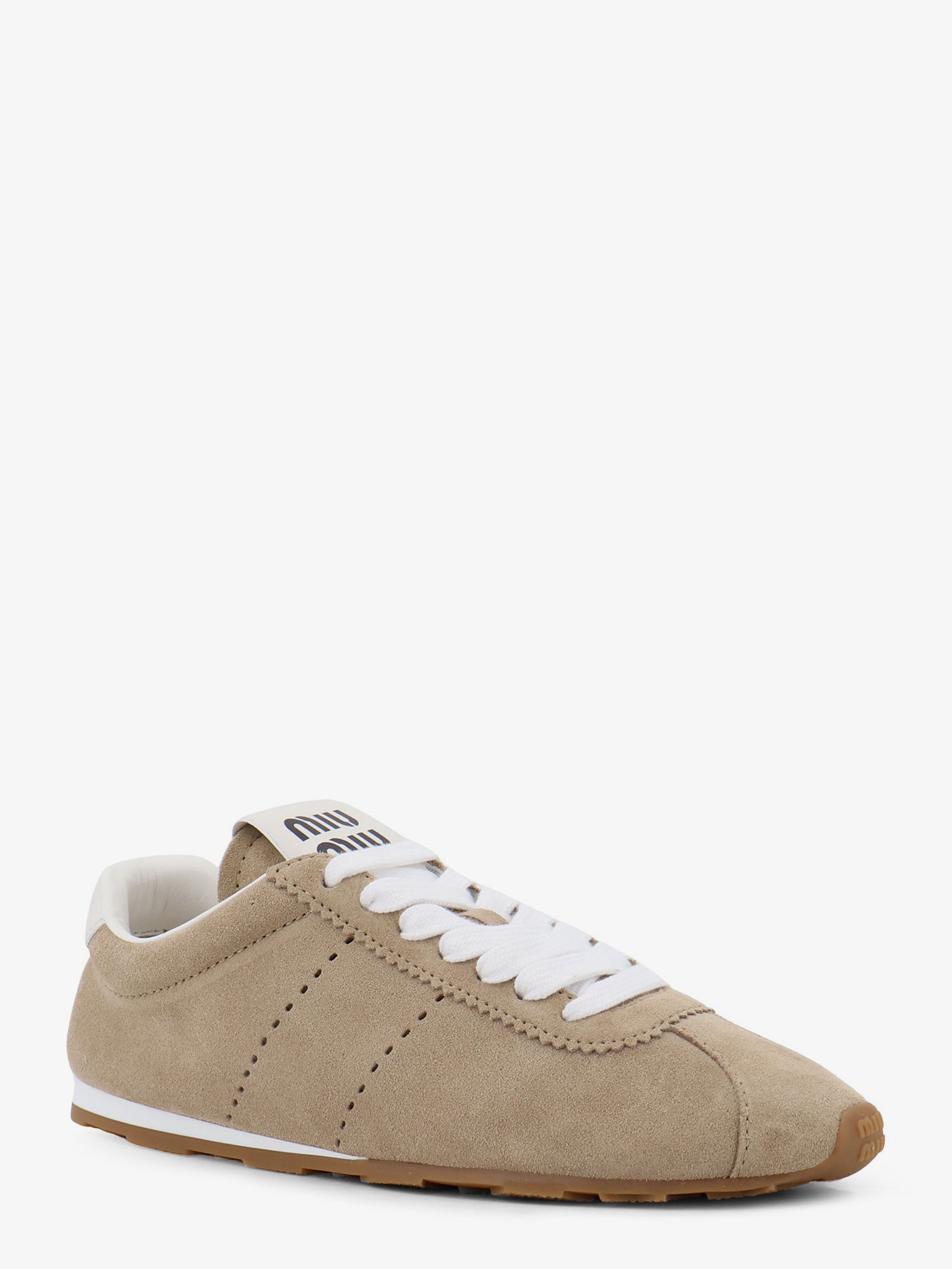 Miu Miu Suede Plume Sneakers, view 2