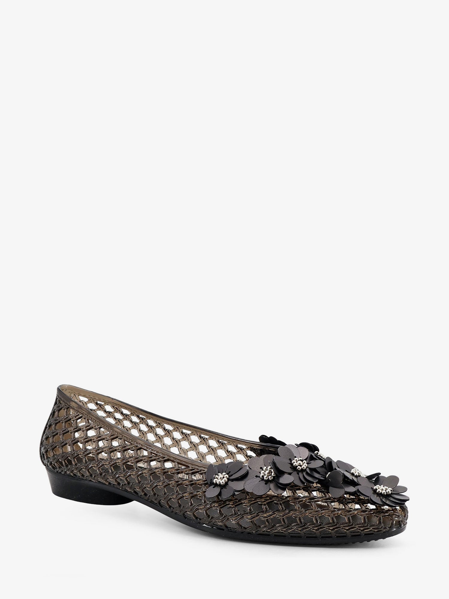 HEAVENLY JELLY Nova Pvc ballerinas with frontal detail, view 2