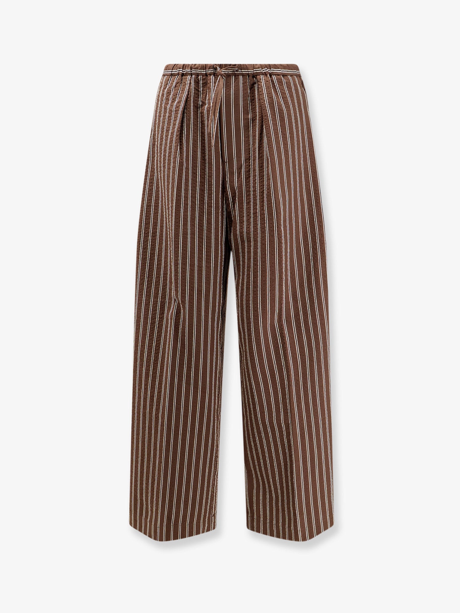 CLOSED Wynston striped cotton trousers