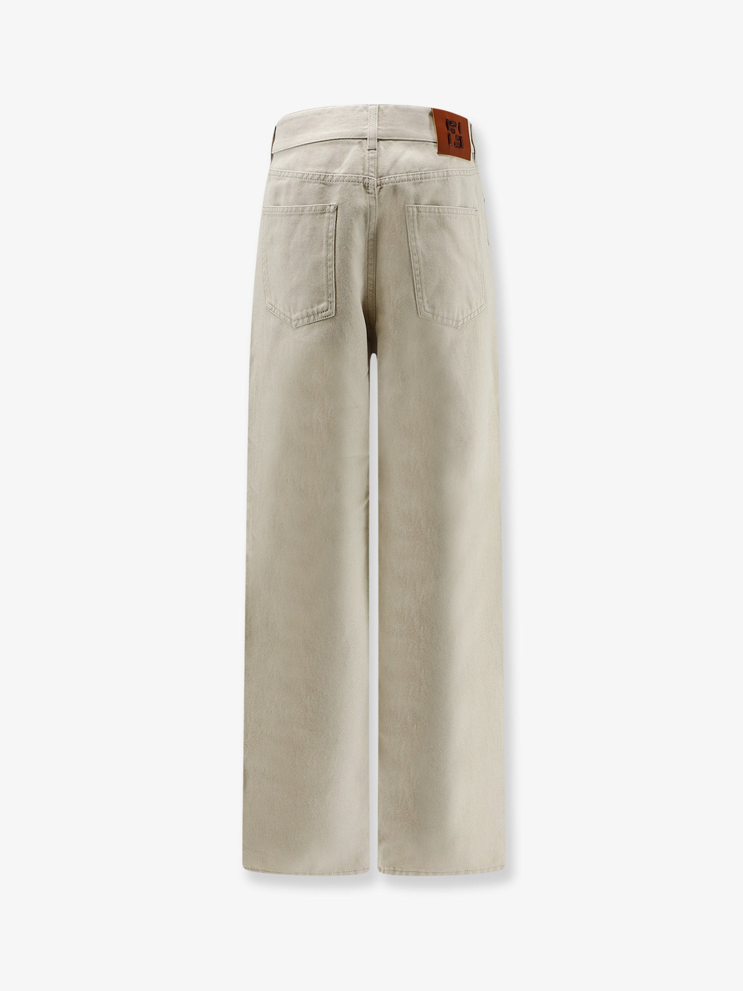Fendi Beige denim trousers, view 2