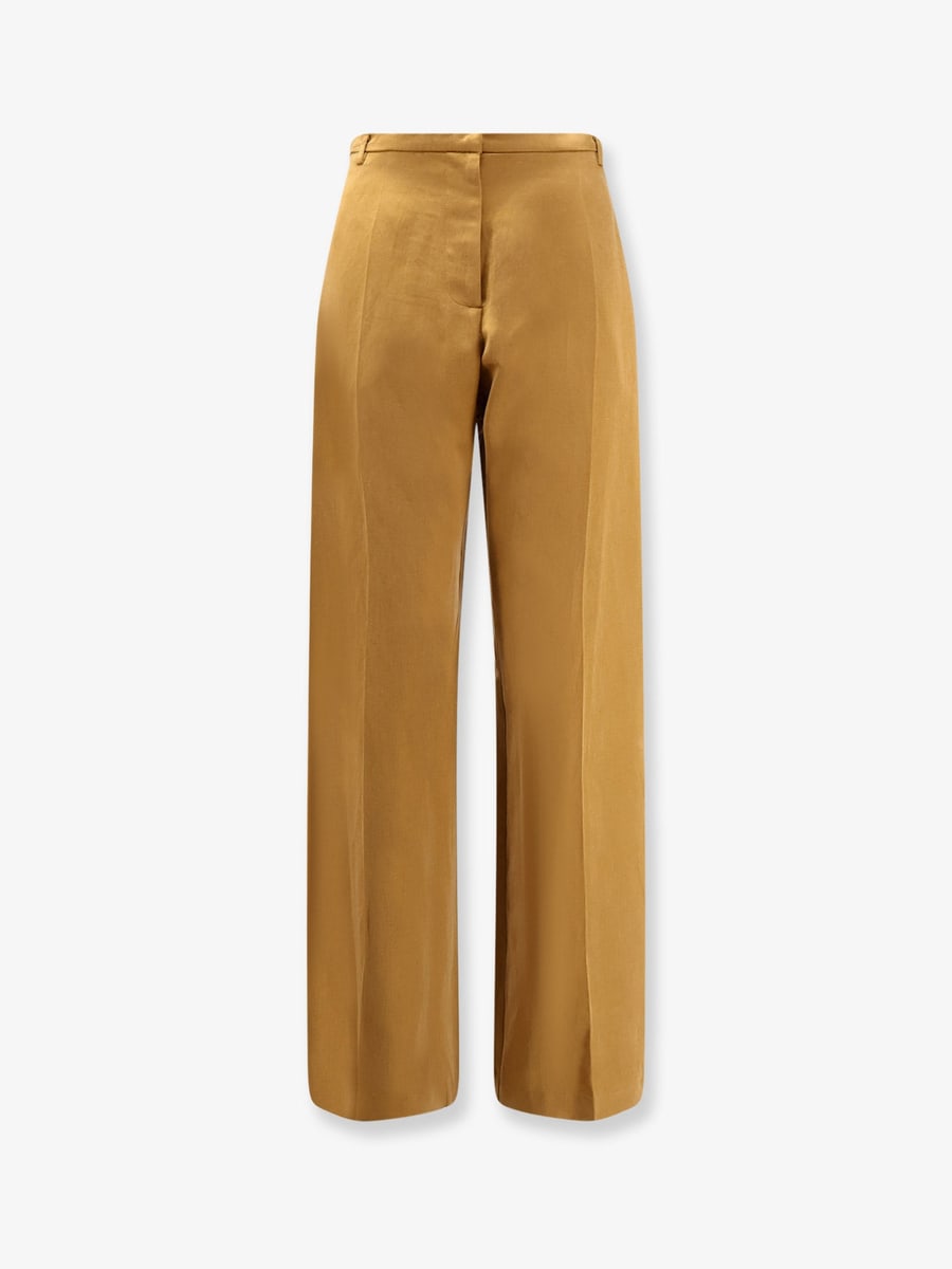 ALYSI Lyocell and linen trousers