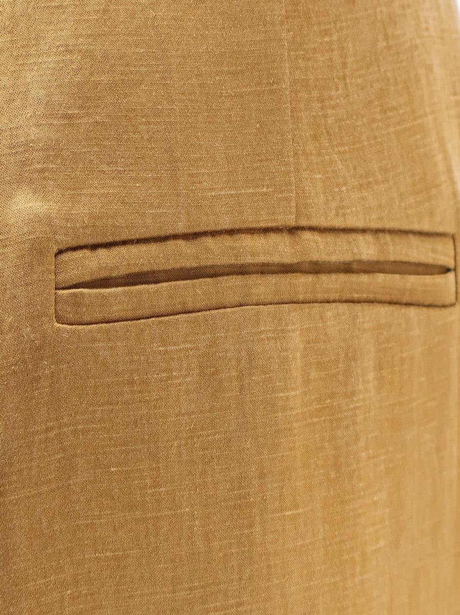 ALYSI Lyocell and linen trousers, view 3