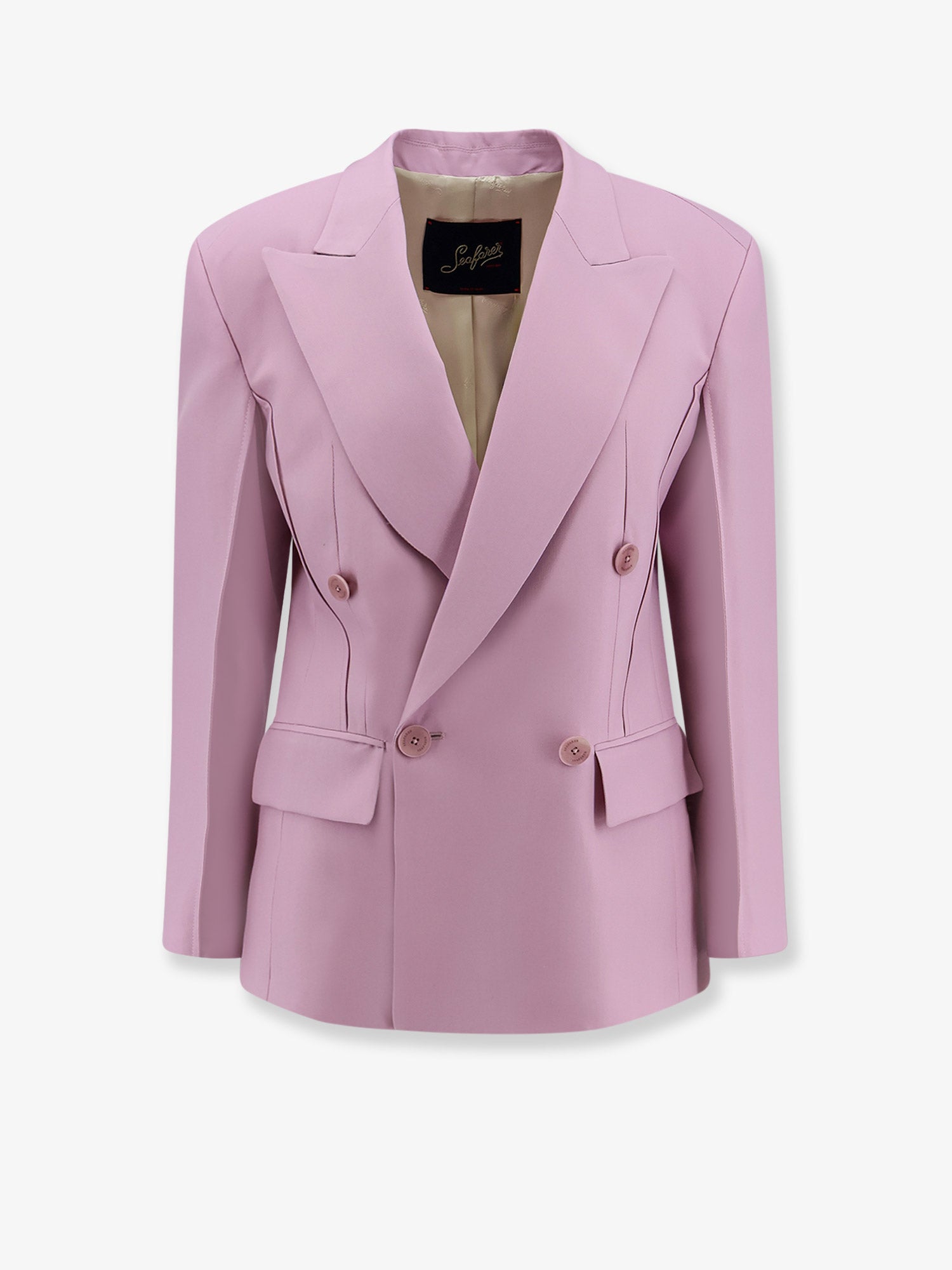 SEAFARER Carmen virgin wool and silk blazer