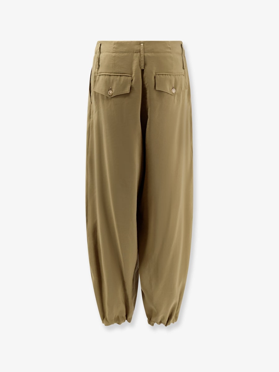 ALYSI Modal trousers with drawstring detail, view 2
