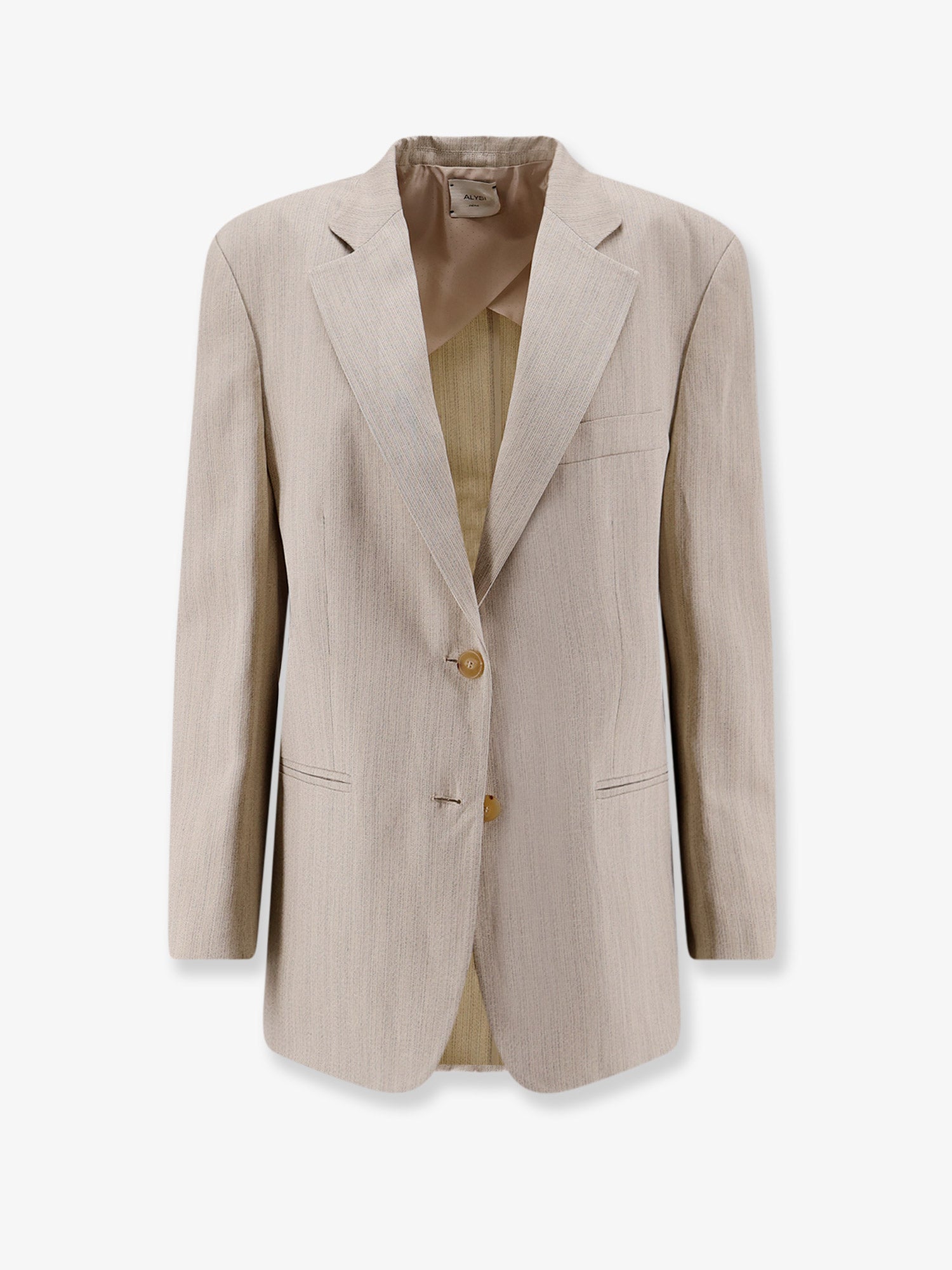 ALYSI Viscose and linen blazer