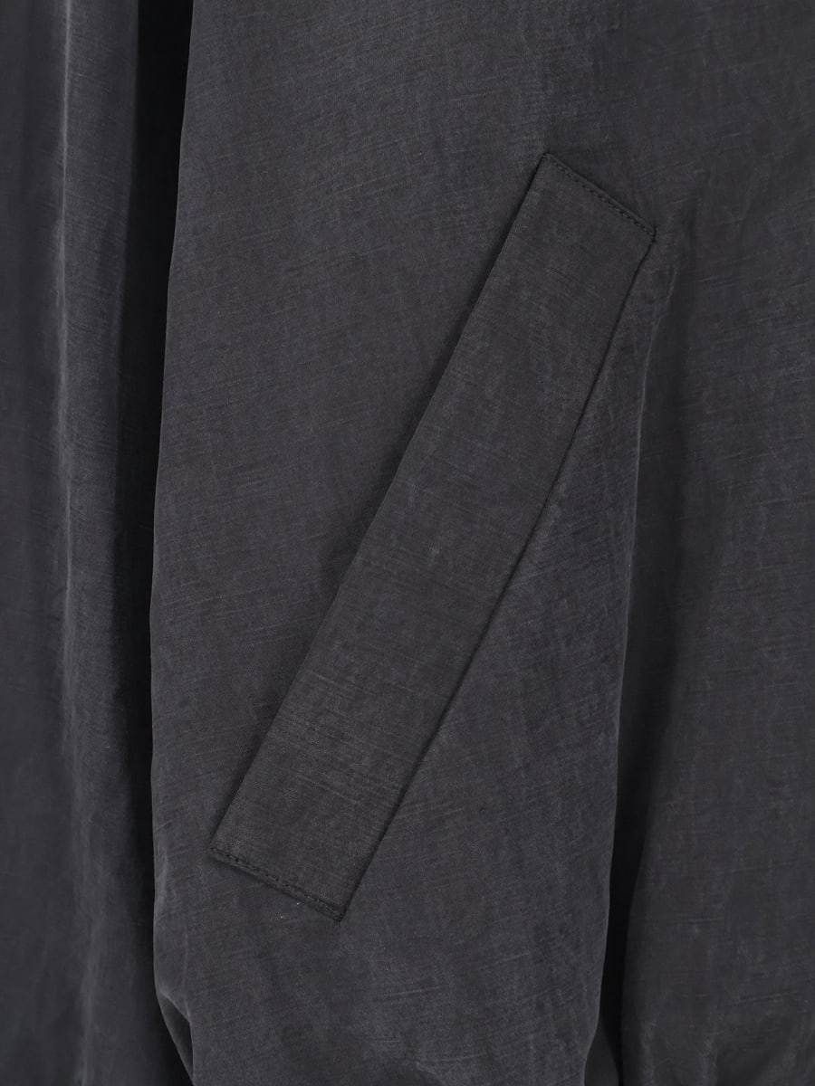 ALYSI Lyocell and linen bomber, view 3