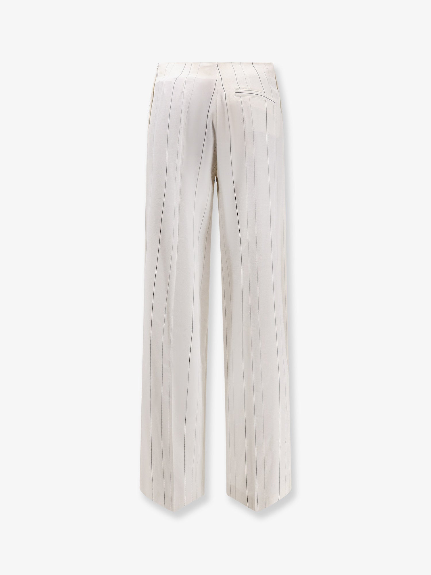 SEMICOUTURE Viscose and virgin wool trousers, view 2