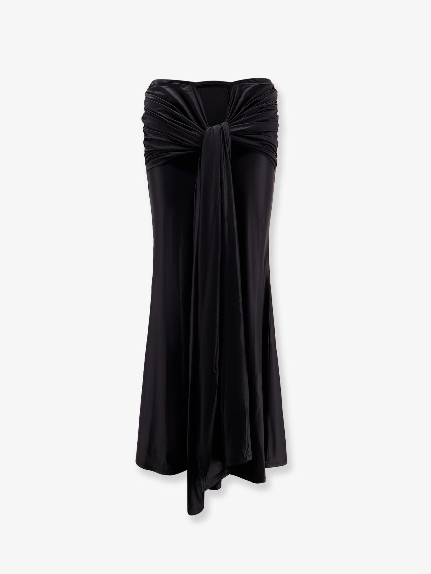 VENUJA Shiny microfiber skirt with satin effect