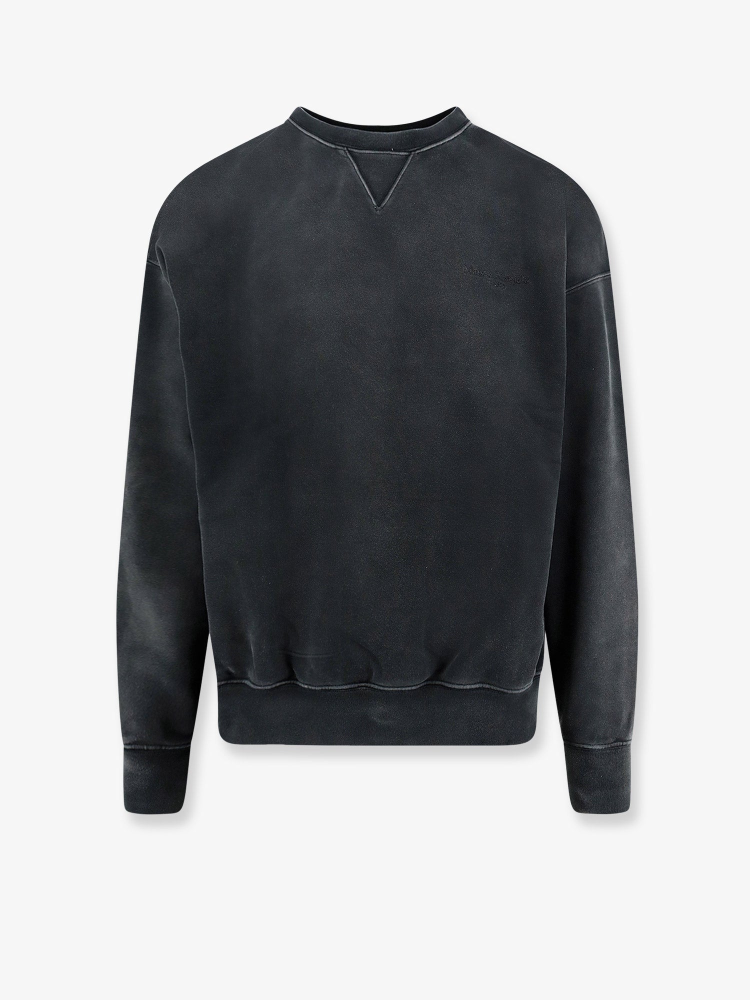 Maison Margiela Cotton sweatshirt with front embroidered logo
