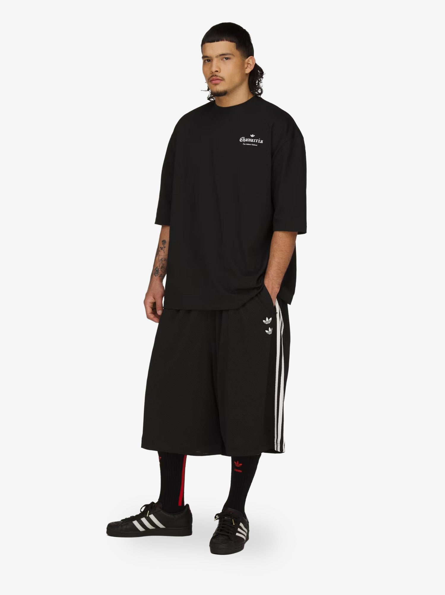 ADIDAS X WILLY CHAVARRIA WC Logo cotton t-shirt, view 2