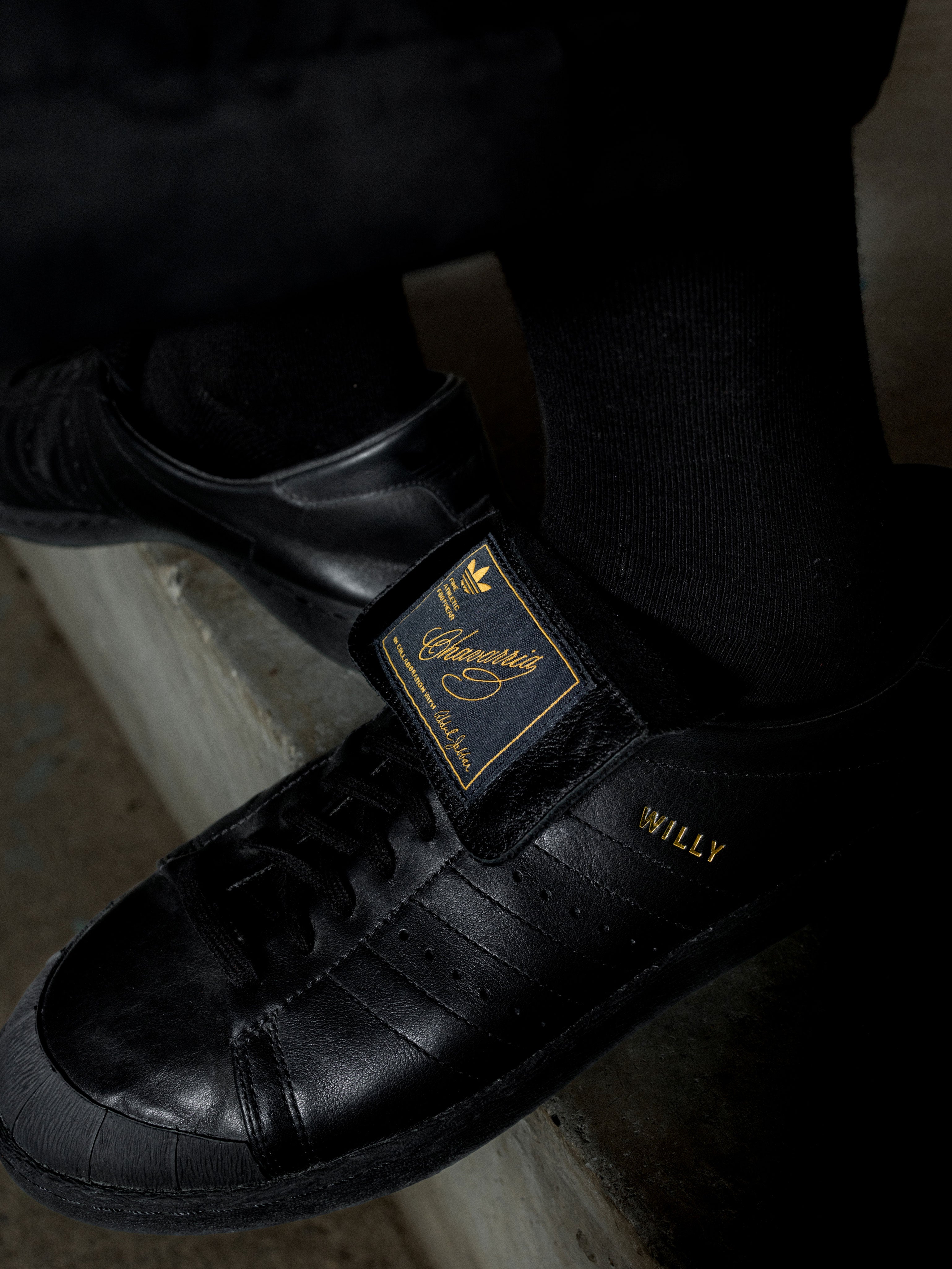 ADIDAS X WILLY CHAVARRIA Leather sneakers, view 2