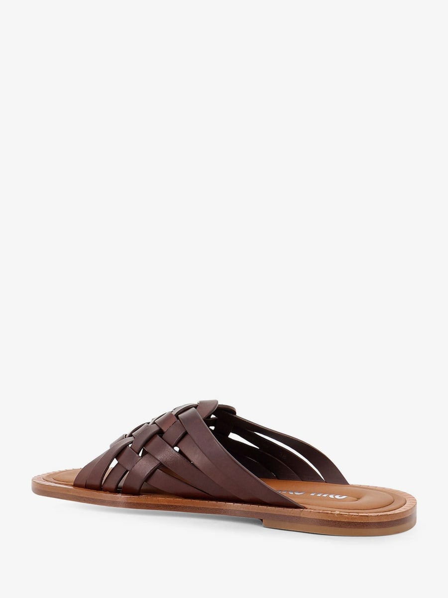 Miu Miu Leather sandals, view 3
