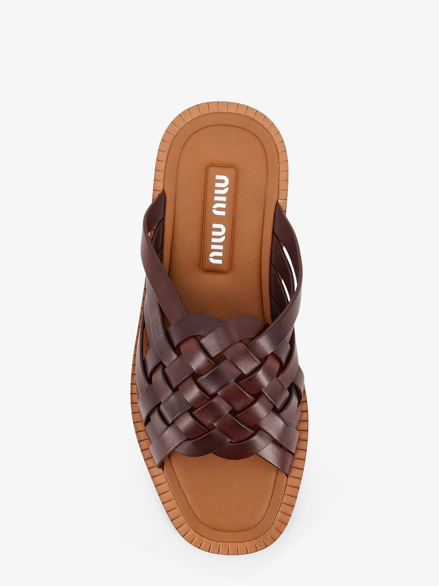 Miu Miu Leather sandals, view 5