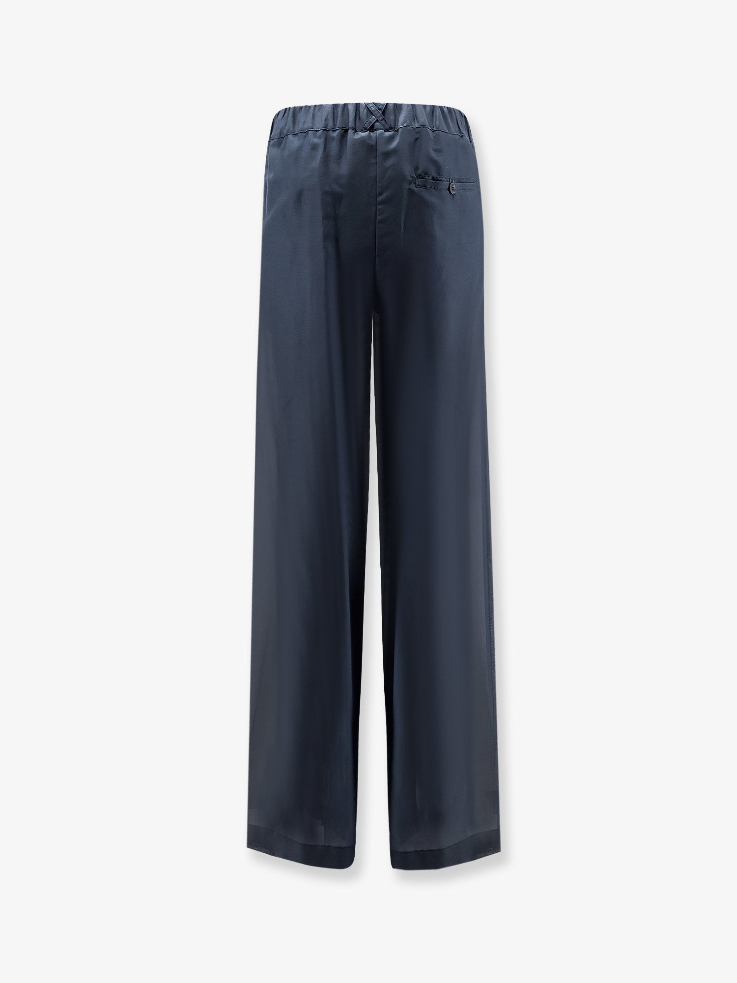 SEMICOUTURE Cotton and silk trousers, view 2