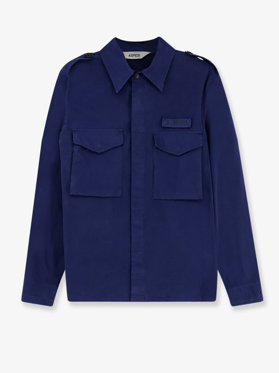 ASPESI Field "Lived" fabric shirt