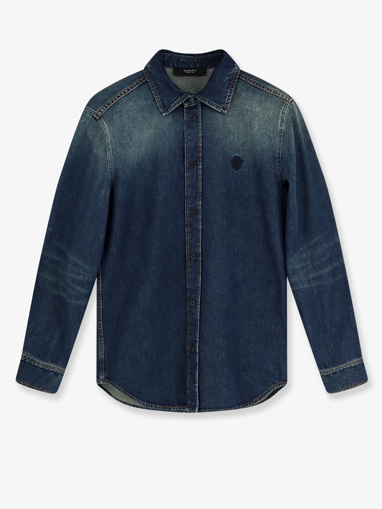 Gucci Certified washed cotton denim shirt