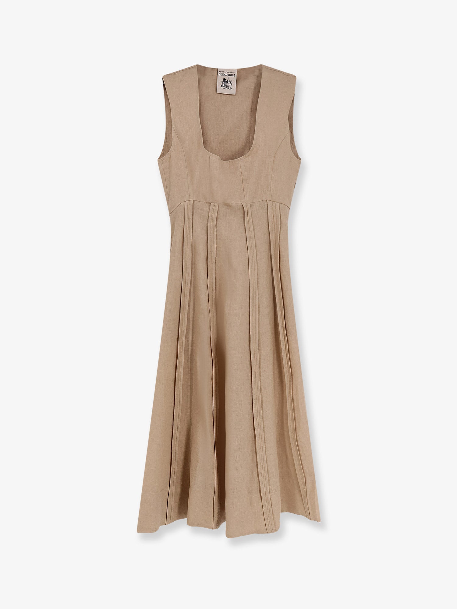 SEMICOUTURE Linen dress