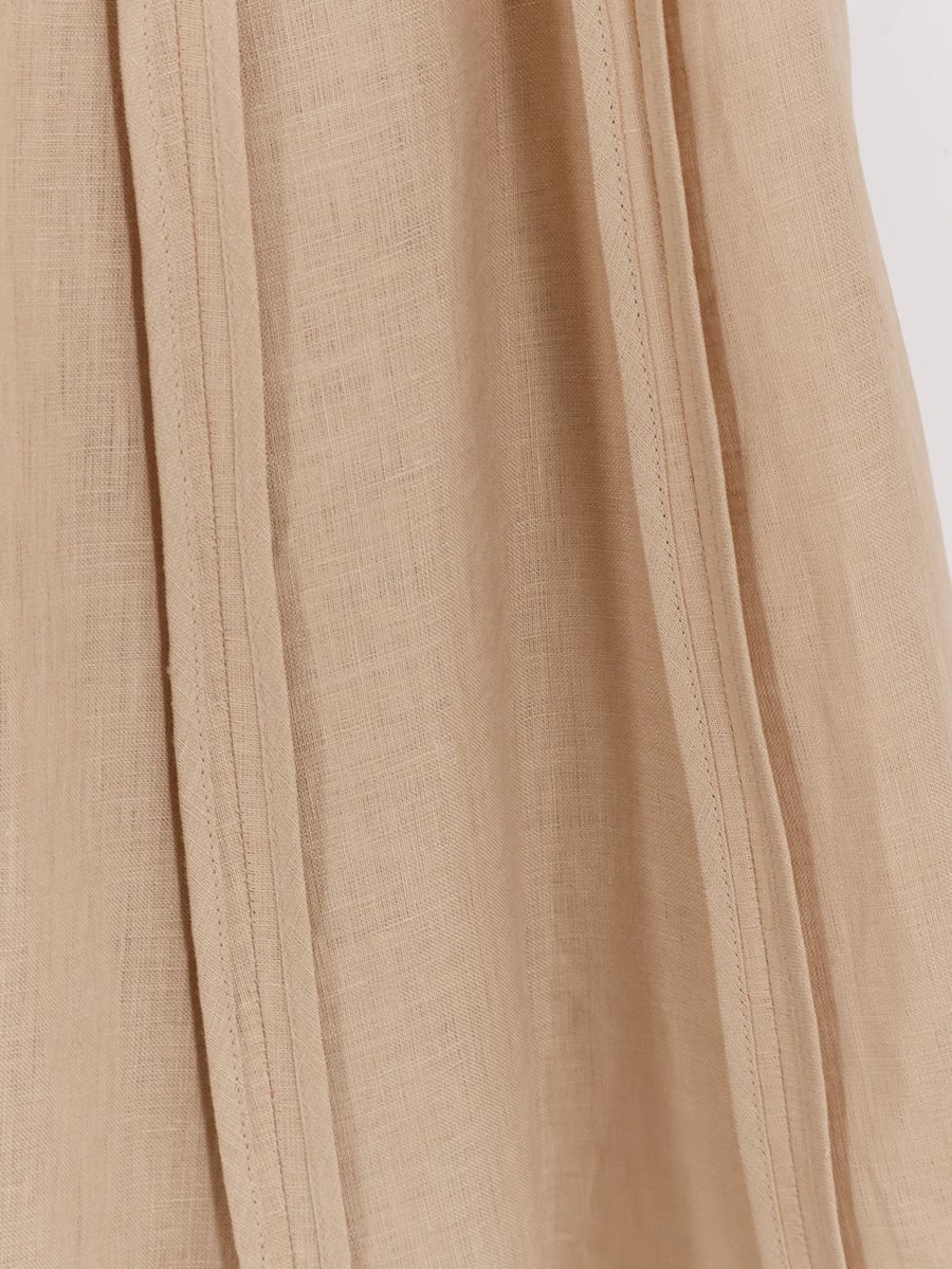 SEMICOUTURE Linen dress, view 3