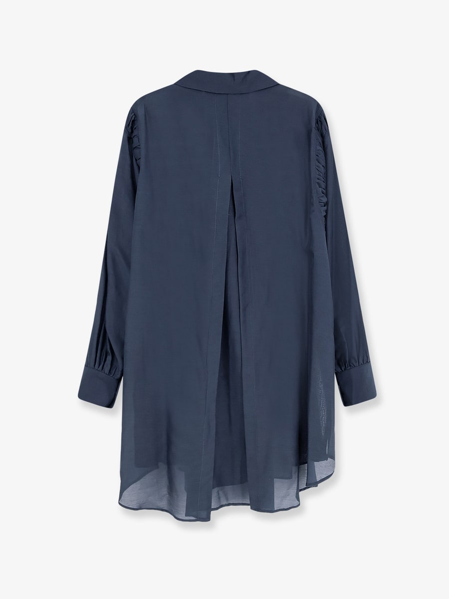 SEMICOUTURE Cotton and silk shirt, view 2