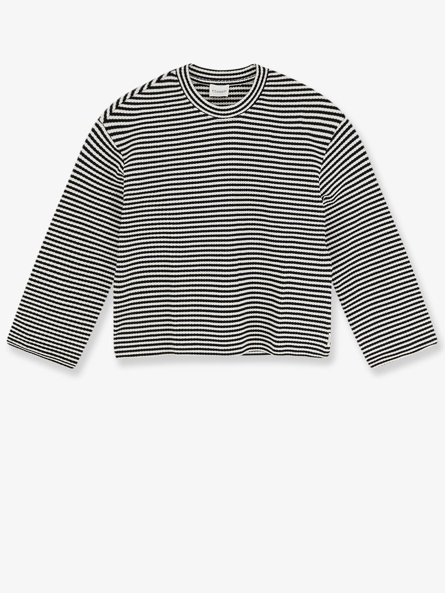 CLOSED Striped cotton sweater