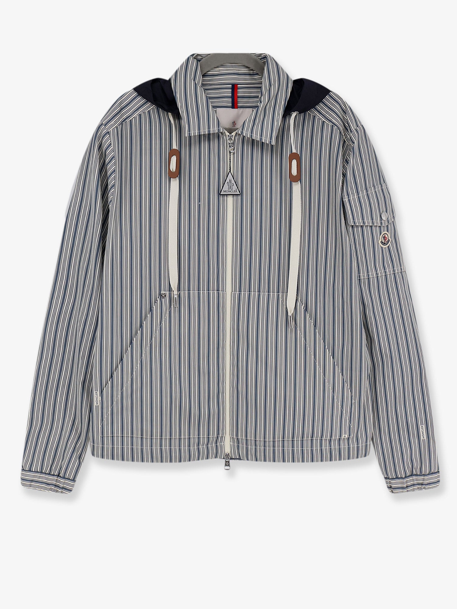 Moncler Havas striped cotton jacket