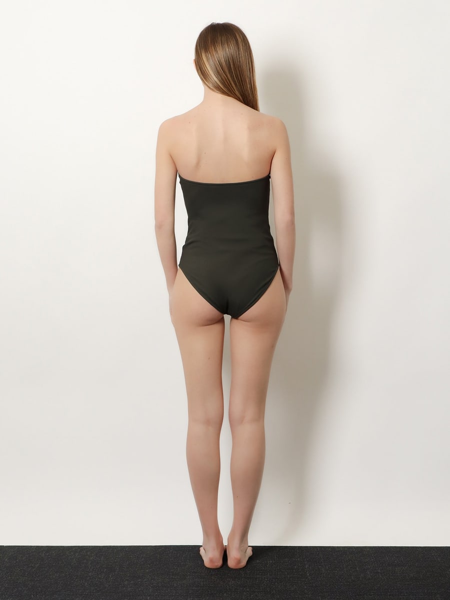 Toteme One-piece swimsuit with ribbed pattern, view 3