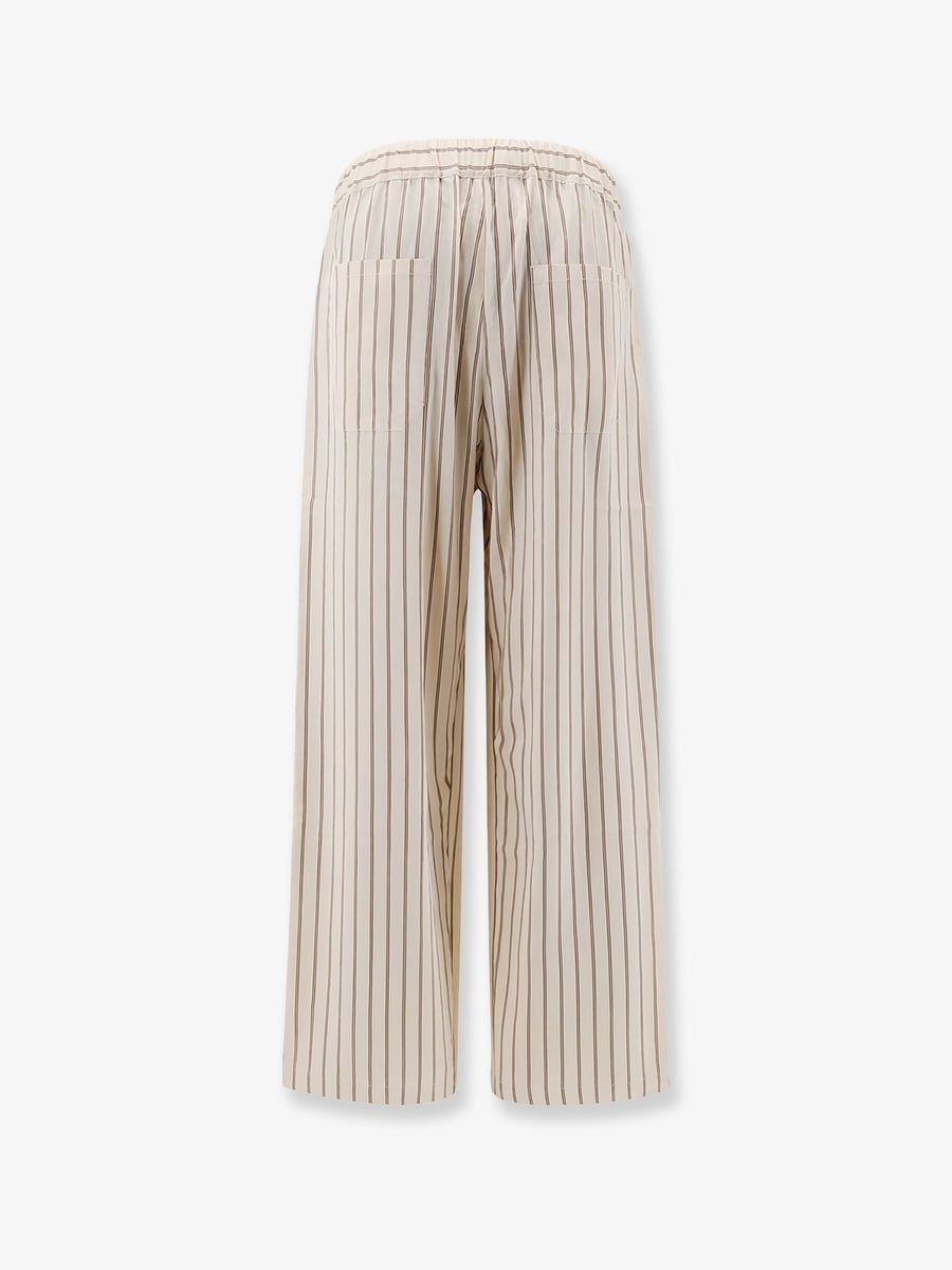 Y-81 Viscose trousers with striped pattern, view 2