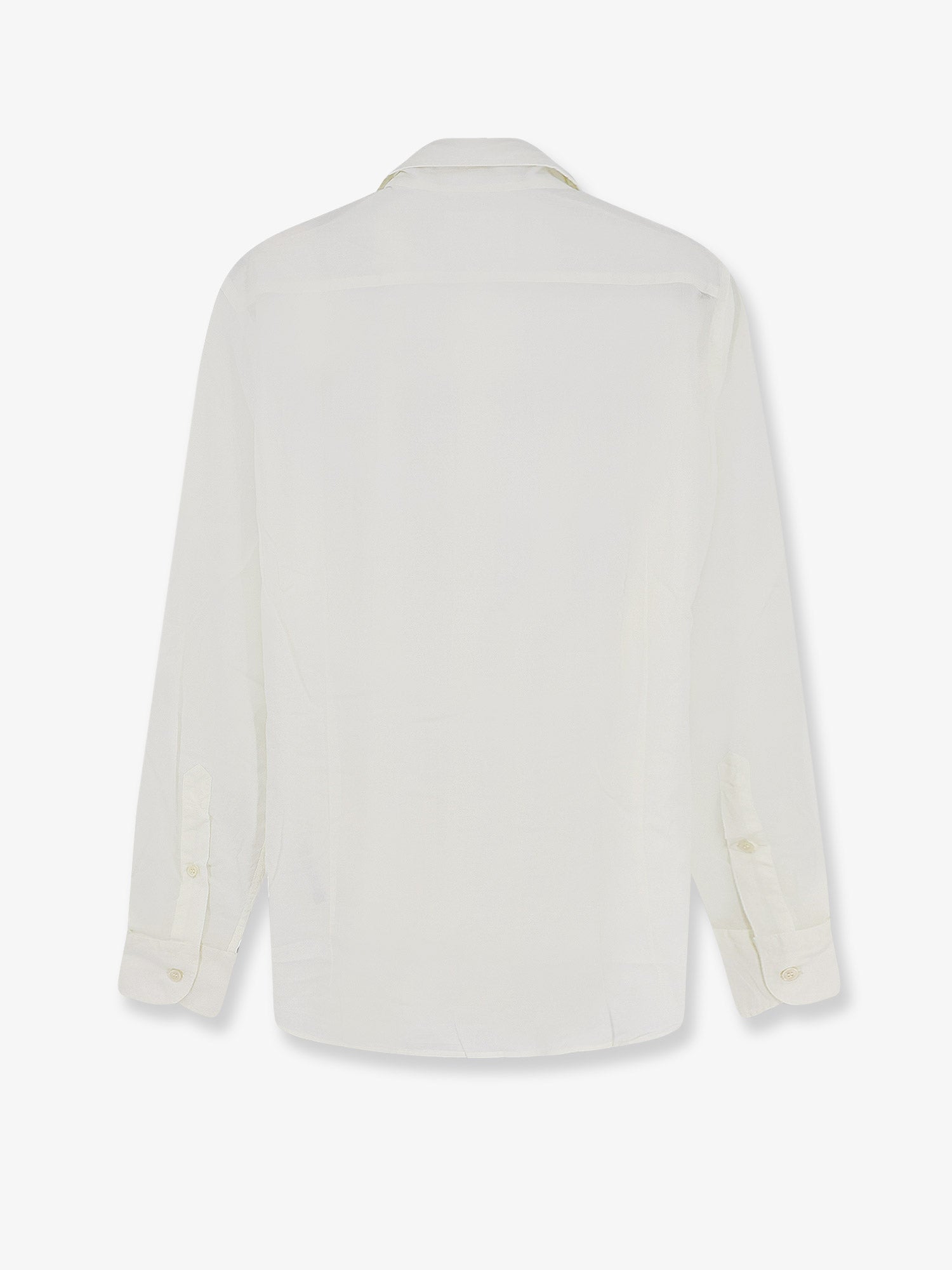 MC2 SAINT BARTH Cotton shirt with front embroidered logo, view 2