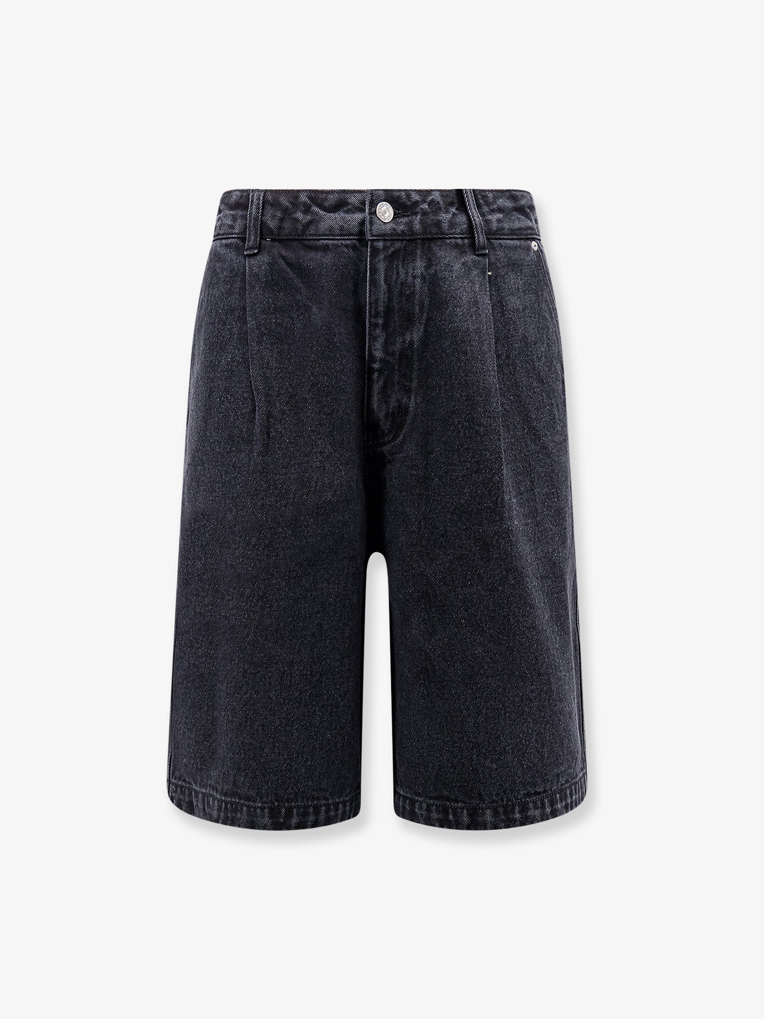 DUNST Back denim bermuda shorts