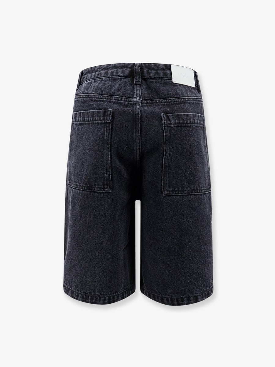 DUNST Back denim bermuda shorts, view 2