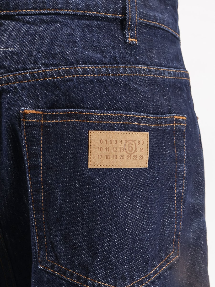 MM6 Maison Margiela Jeans with Numeric Signature tag, view 3