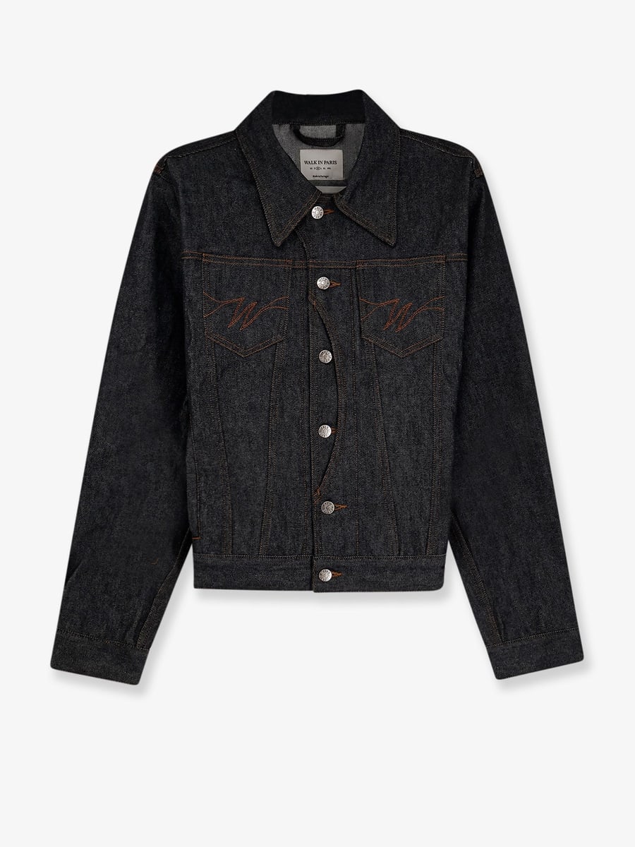WALK IN PARIS Postman dark denim jacket