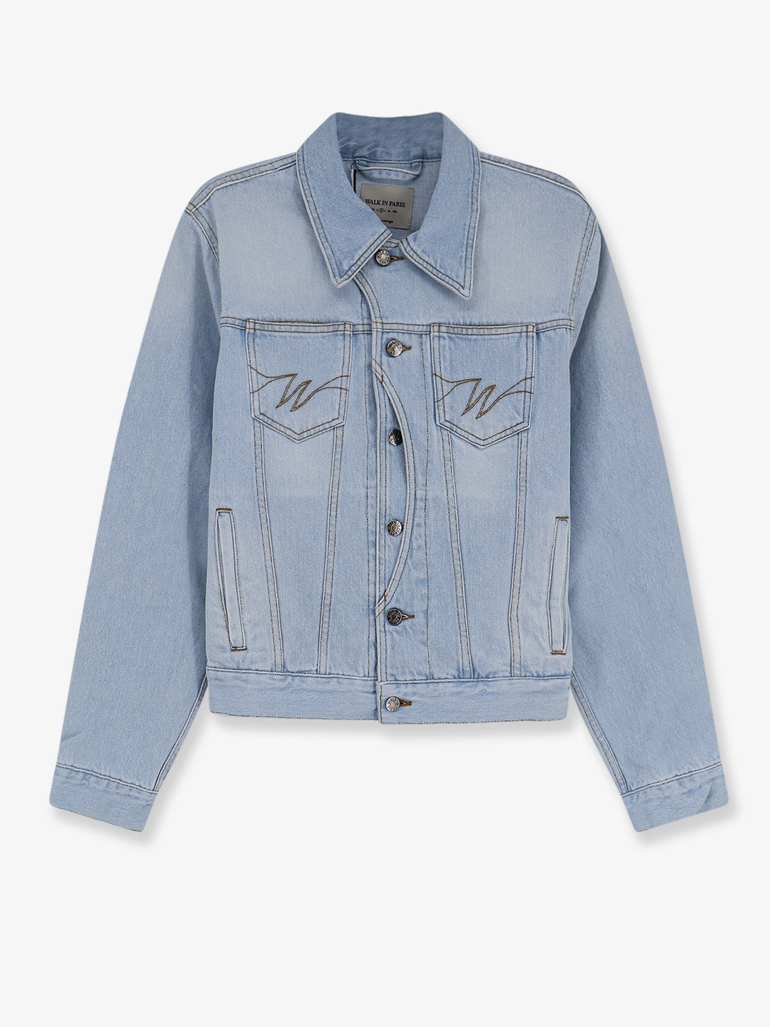 WALK IN PARIS Postman blue denim jacket