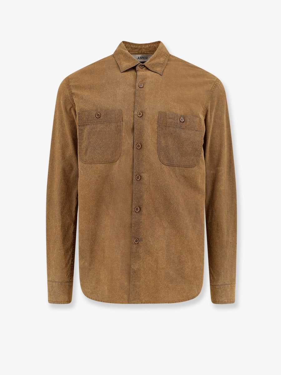 ASPESI Suede shirt