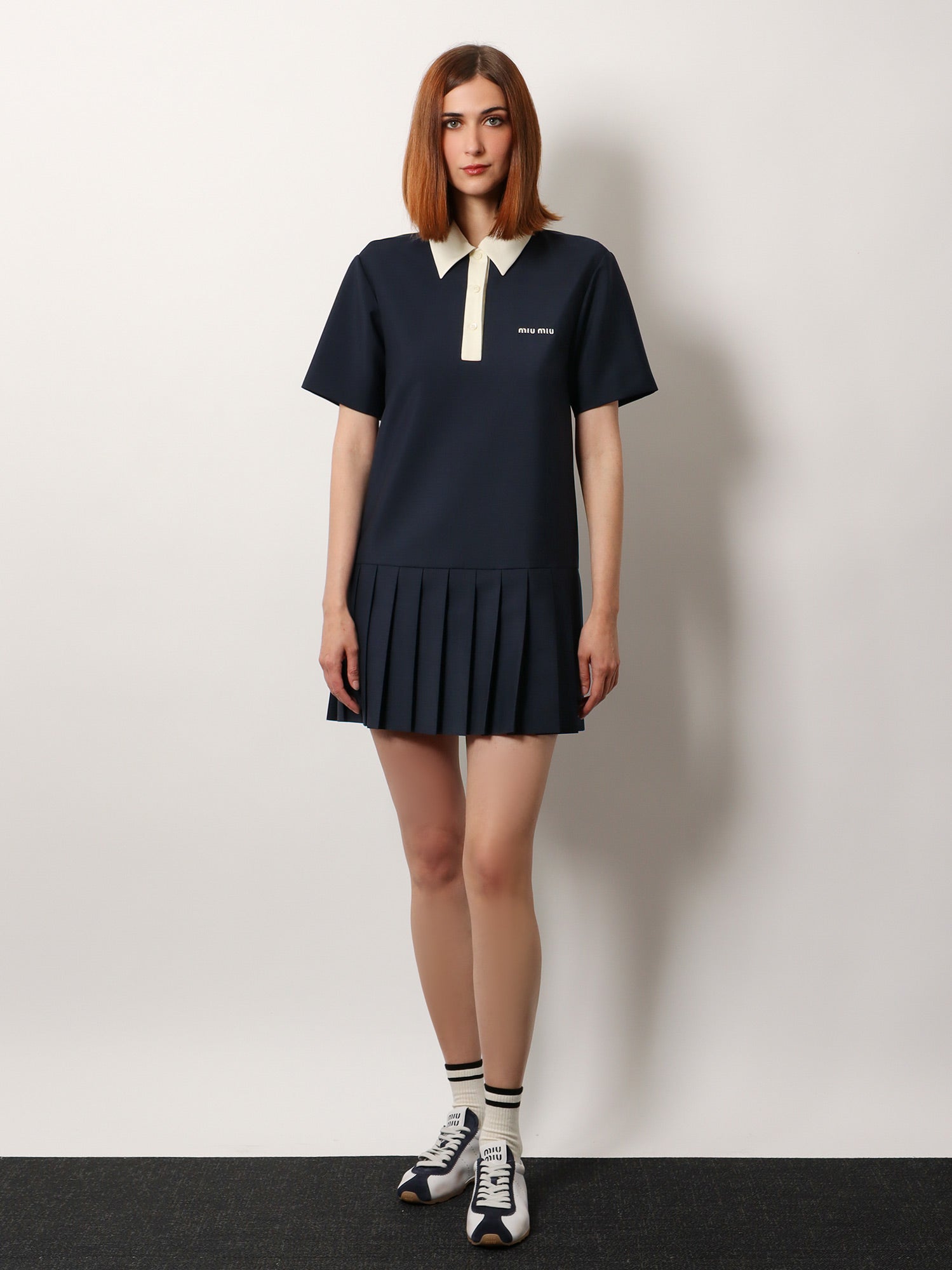 Miu Miu Mohair and virgin wool short dress, view 2