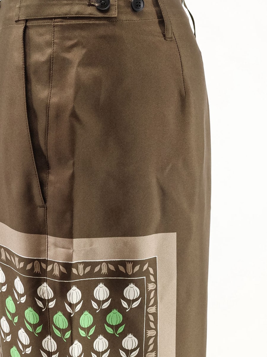 Tory Burch Silk trousers, view 3