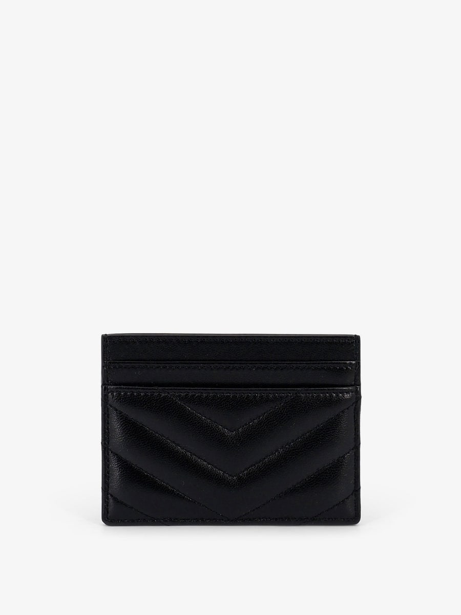 Saint Laurent Cassandre leather card holder, view 2