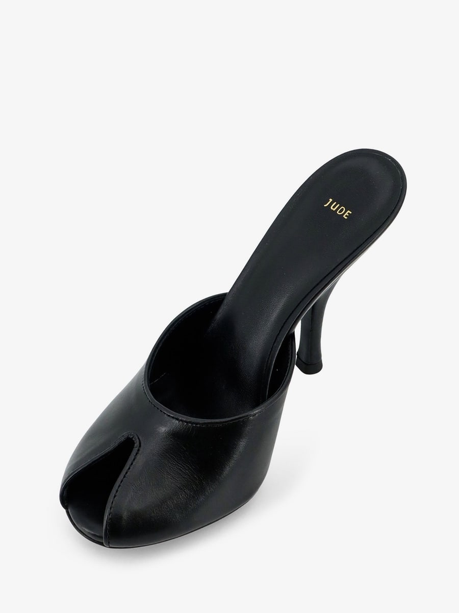 JUDE Leather Date Mule sandals, view 4