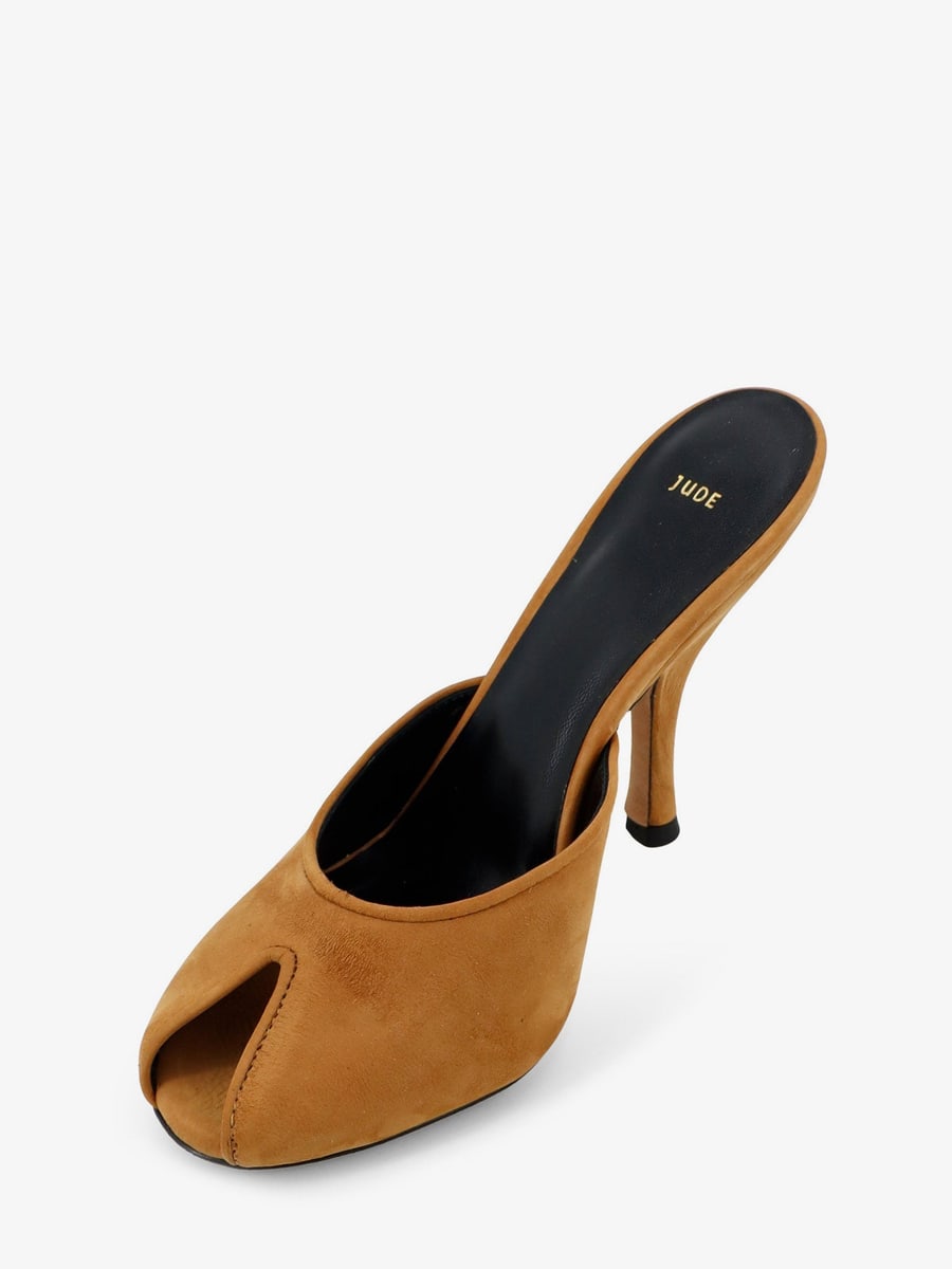 JUDE Suede Date Mule Sandals, view 4