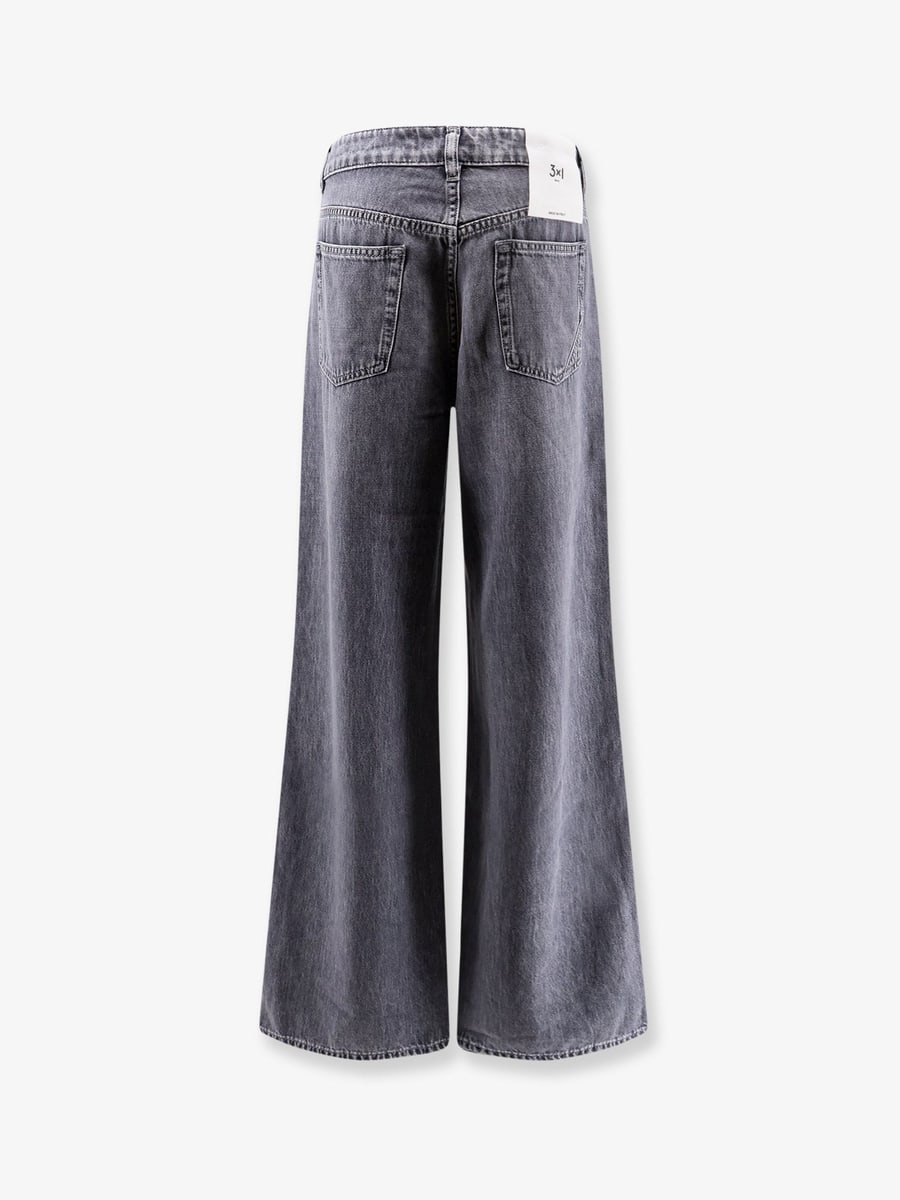 3X1 The Kat cotton and lyocell jeans, view 2