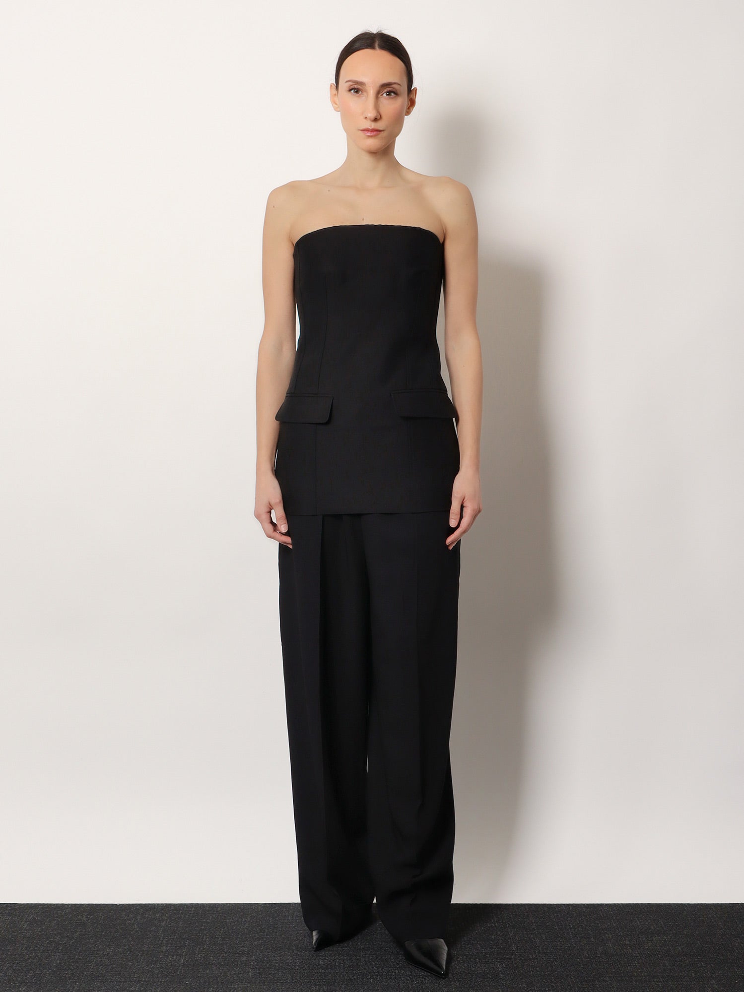 Toteme Viscose and wool trousers, view 2
