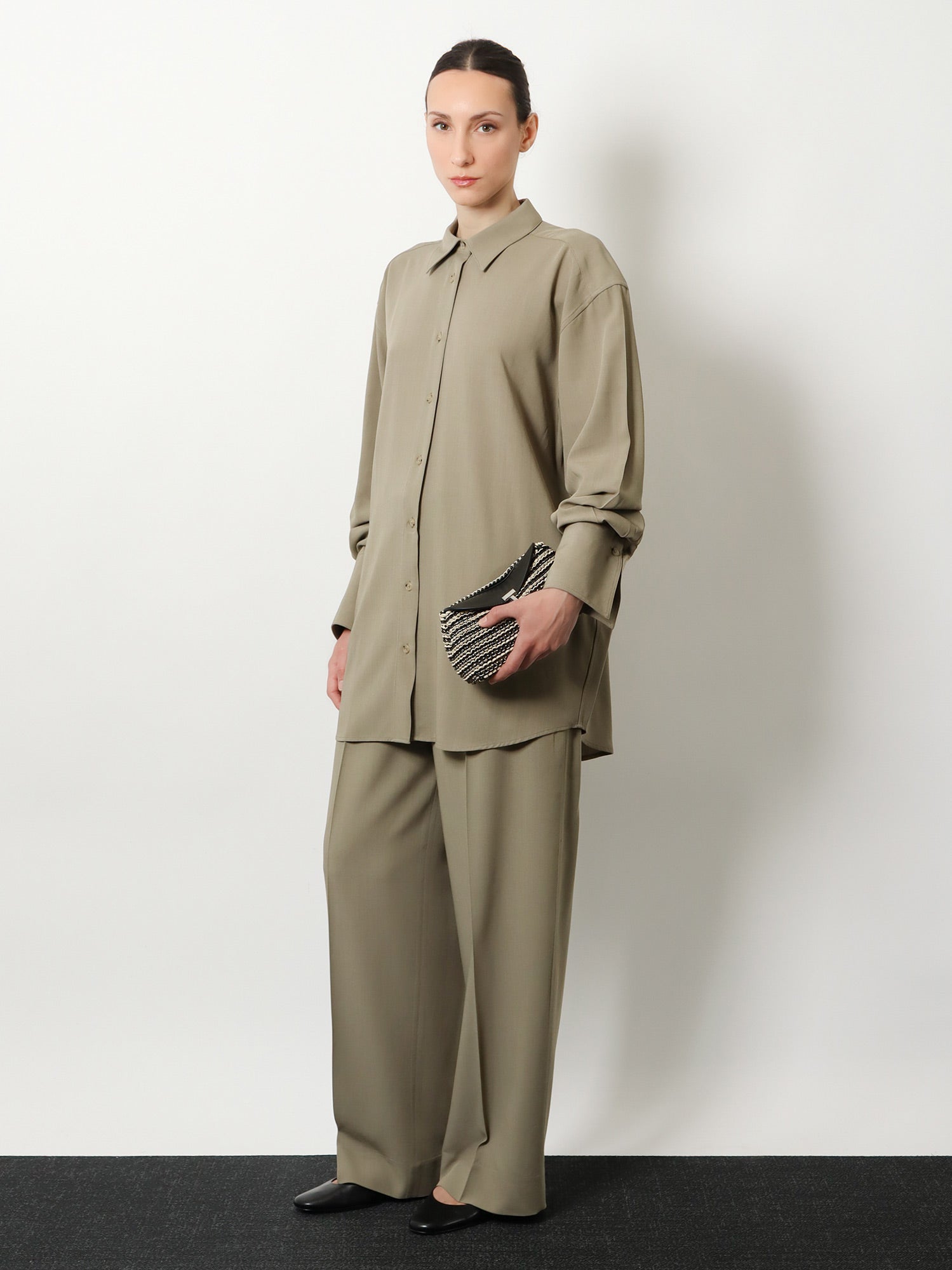 Toteme Viscose and wool shirt, view 2