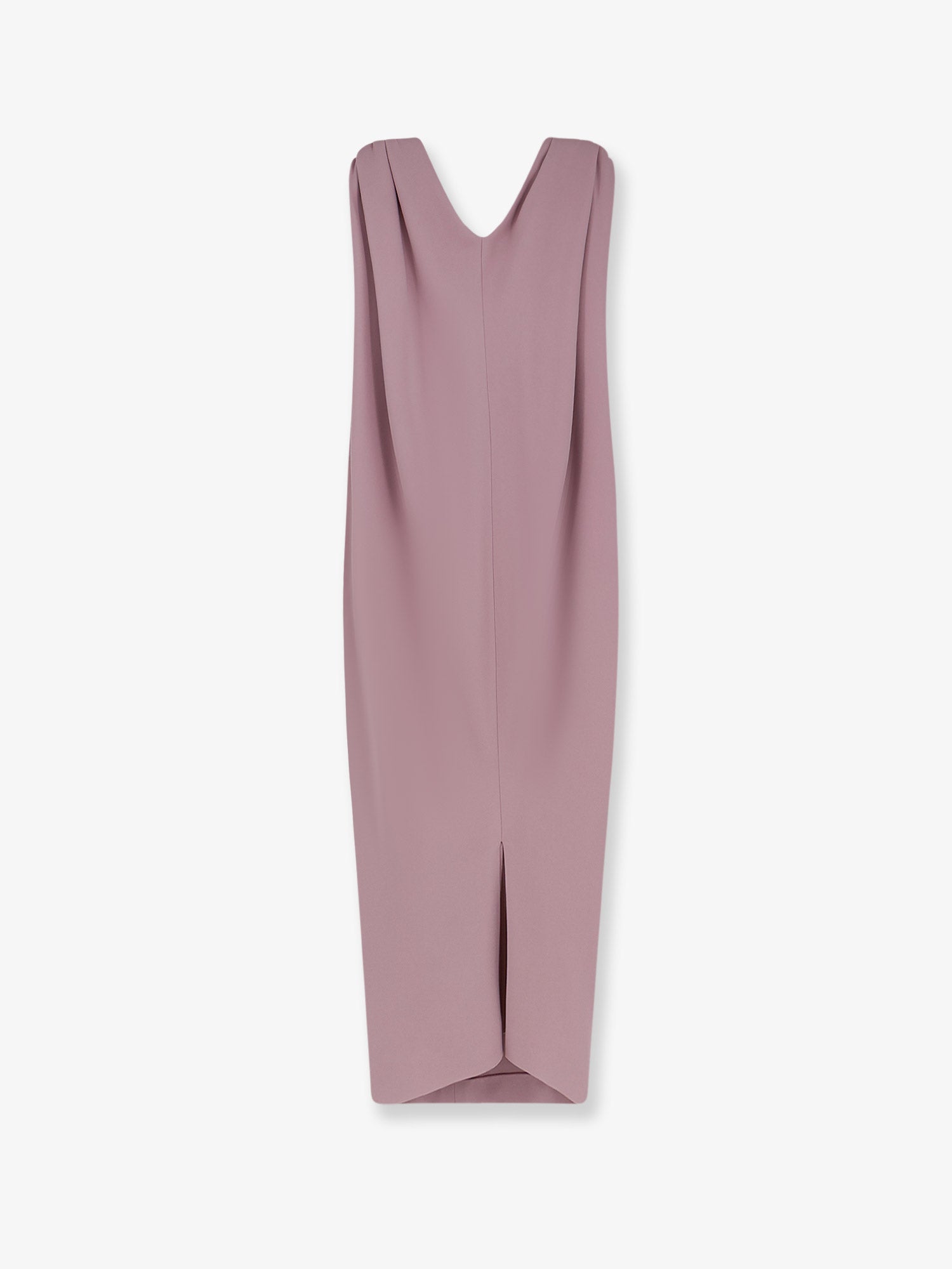 Balenciaga Midi Sack silk and wool dress, view 2