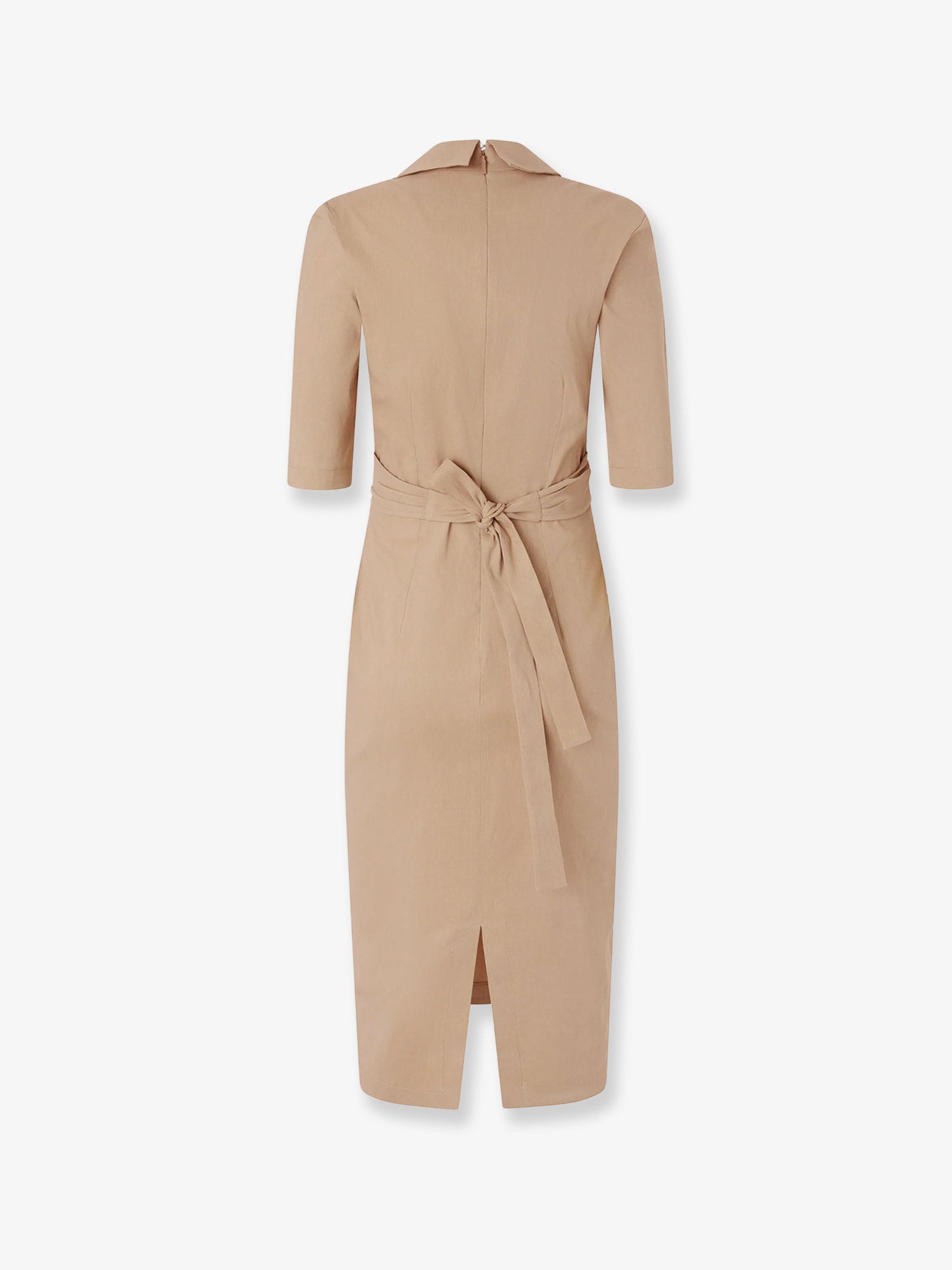 Pinko Allyson stretch linen and viscose dress, view 2