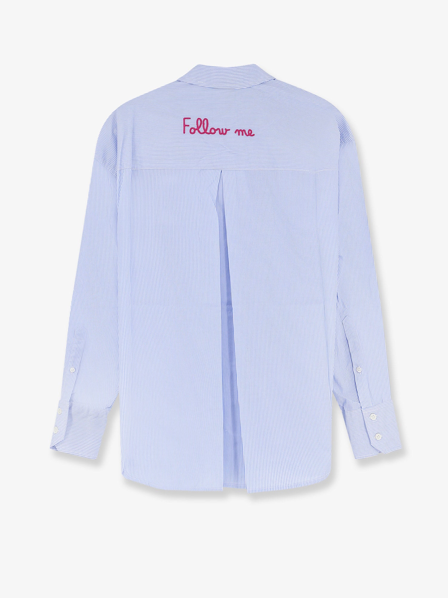 MC2 SAINT BARTH Cristal cotton shirt with striped pattern, view 2
