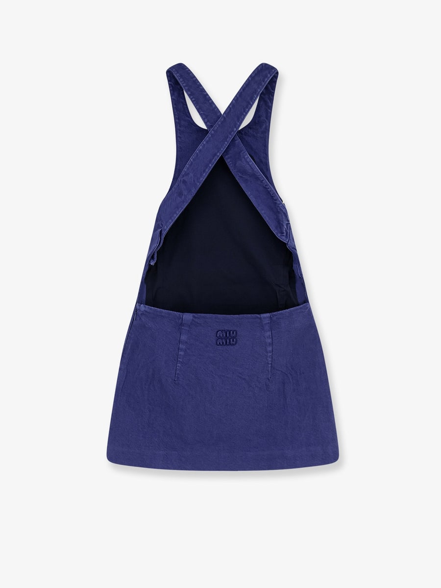 Miu Miu Mini denim dress, view 4