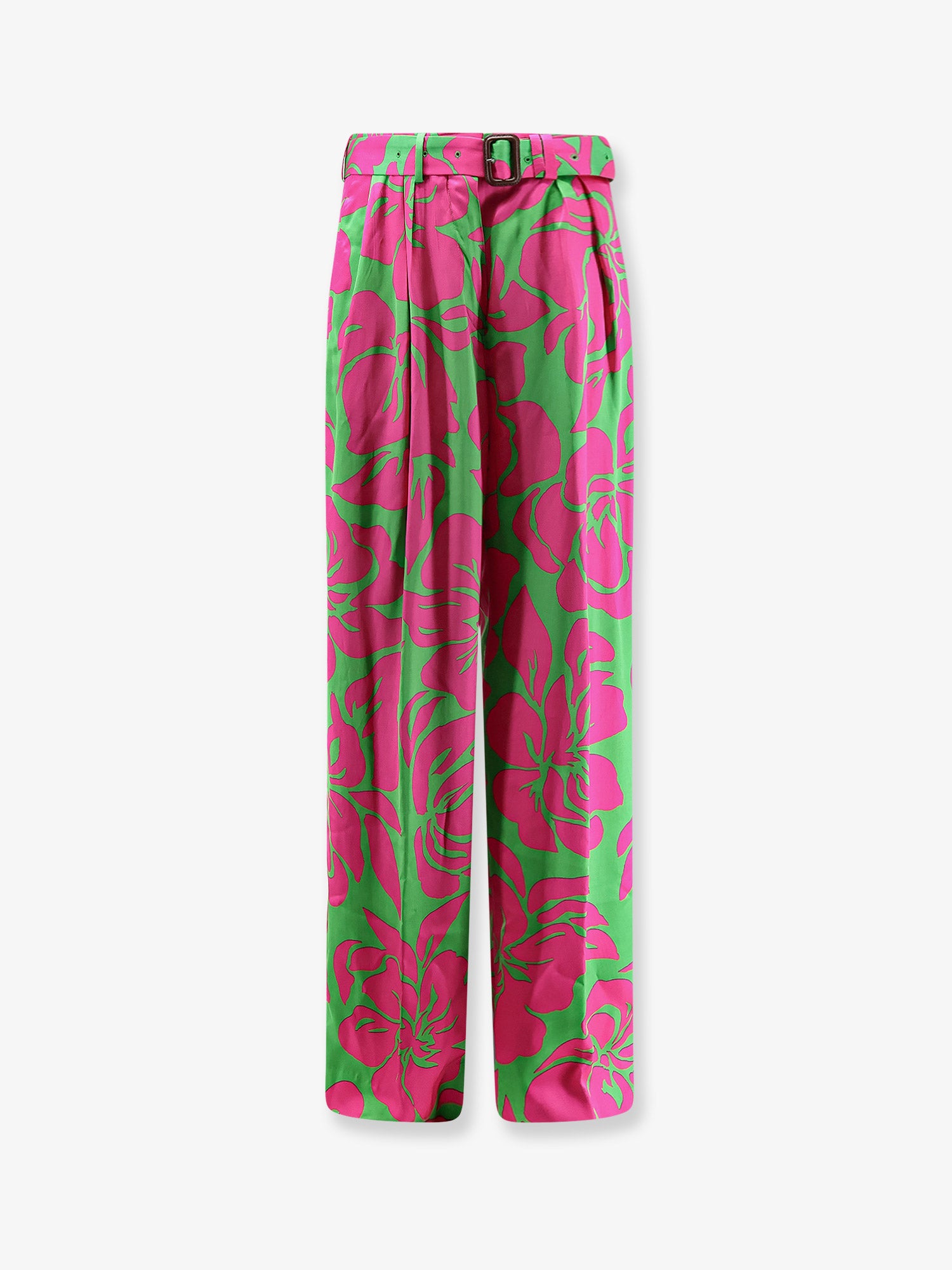 Dries Van Noten Peaches Bis viscose trousers