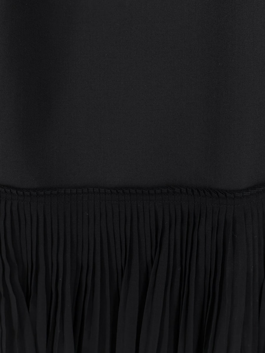 ROHE Pleated long dress, view 5