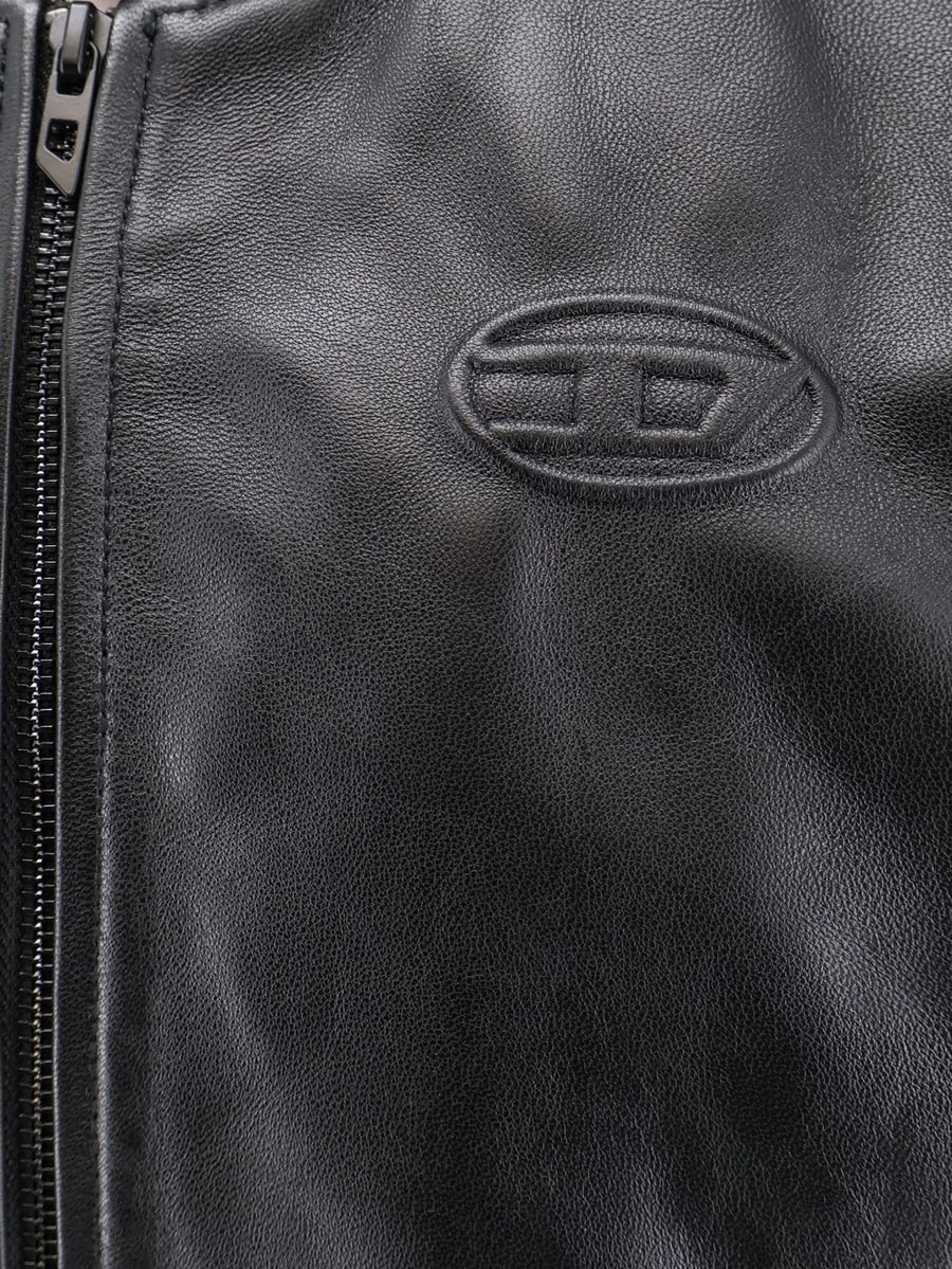 Diesel Ilyan leather jacket, view 3